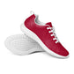 DASH Wine Red Women’s Athletic Shoes Lightweight Breathable Design by IOBI Original Apparel