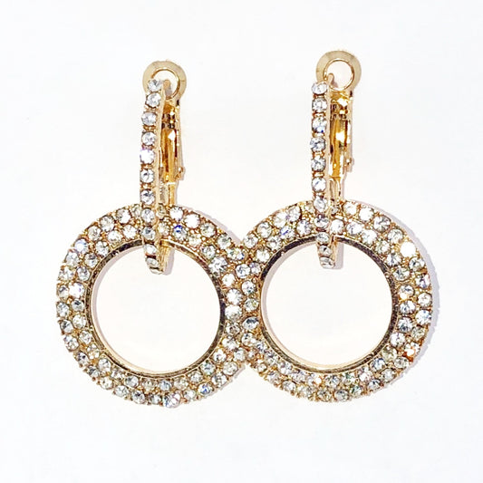 Supreme Shine Double Circle Earrings