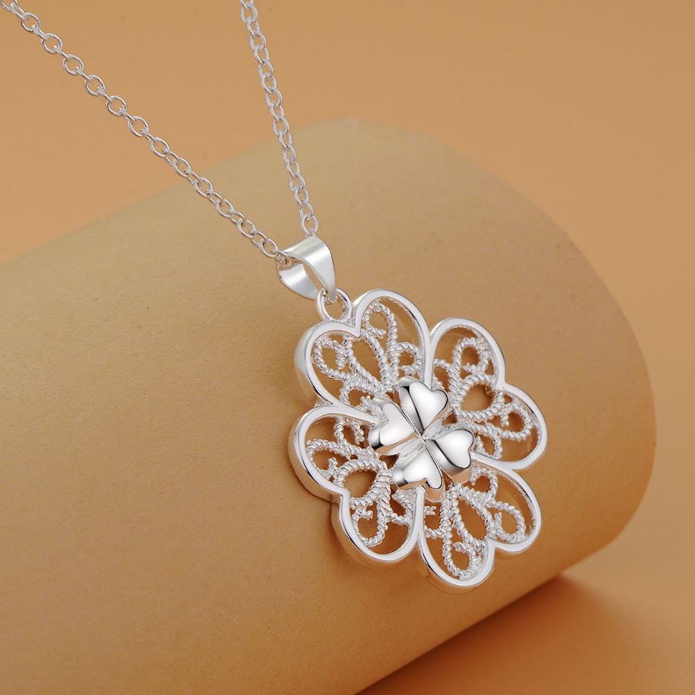 Celtic Hearts Silver Necklace