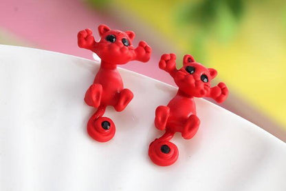 Cool Cat Two Piece Moving Earrings