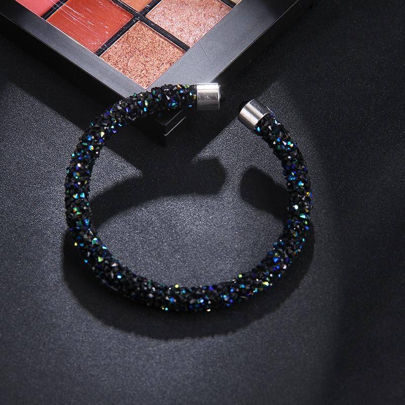 Crystal-ized Adjustable Bangle Bracelet