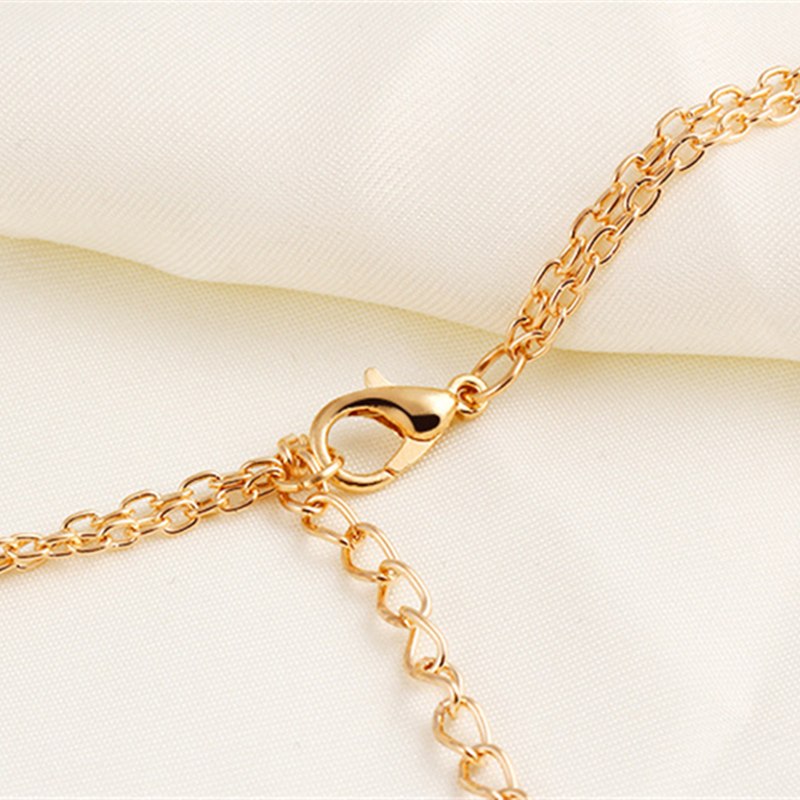 Best Of Luck Horseshoe CZ Layered Necklace