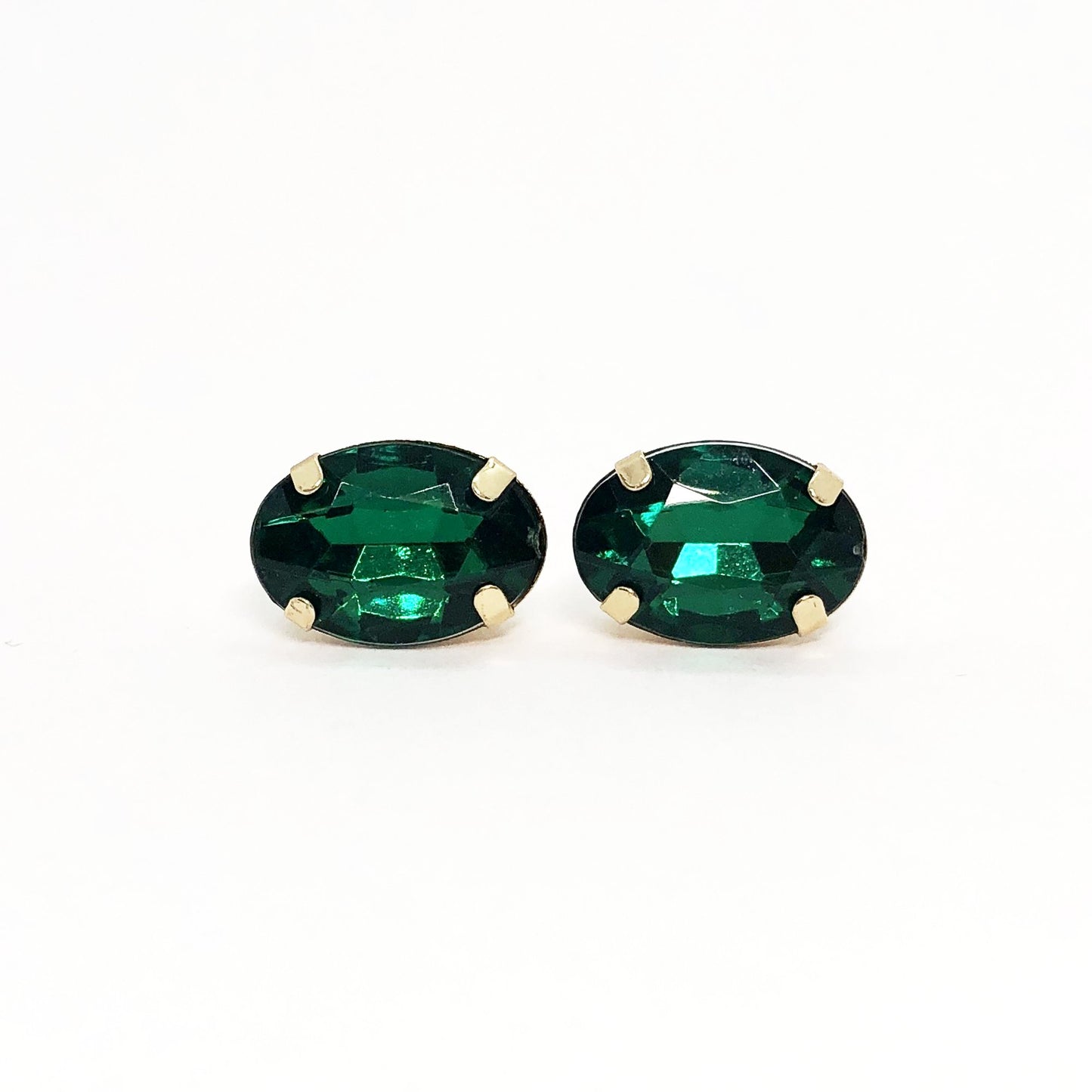 Mix & Match Six Piece Stud Earring Ensemble Blue - Green