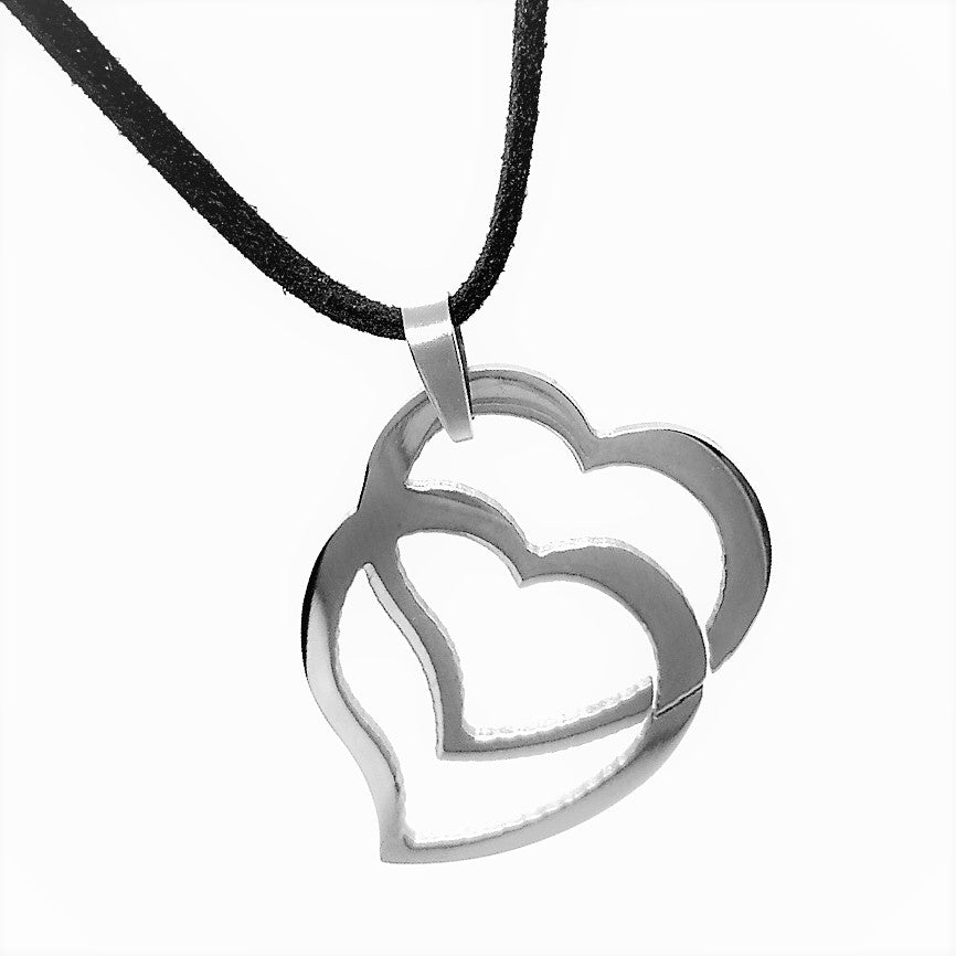 feshionn-iobi-double-hearts-stainless-steel-pendant-necklace