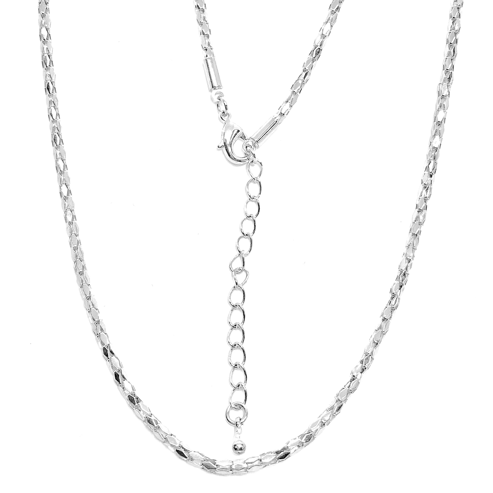 feshionn-iobi-30-inch-diamond-shaped-ribbon-link-stainless-steel-chain