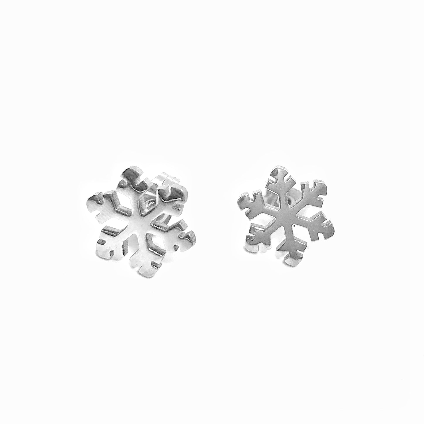 Snowflake Stainless Steel Studs