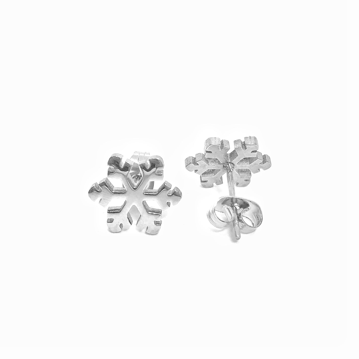 Snowflake Stainless Steel Studs