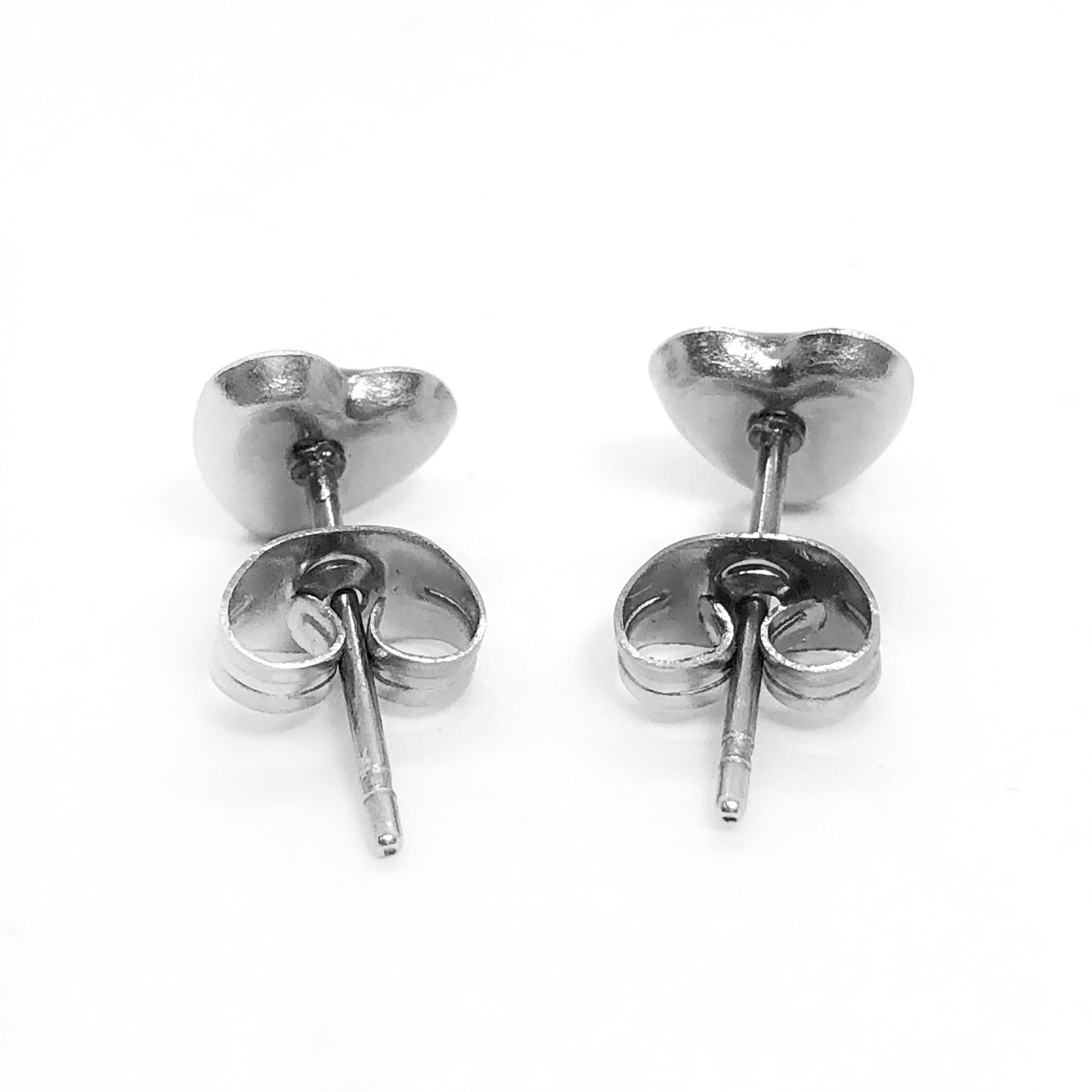 Hearts Enamel Stainless Steel Studs for Girls or Woman, Choose Your Color