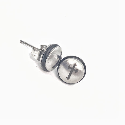 Silver Metal And Rubber Stainless Steel Studs