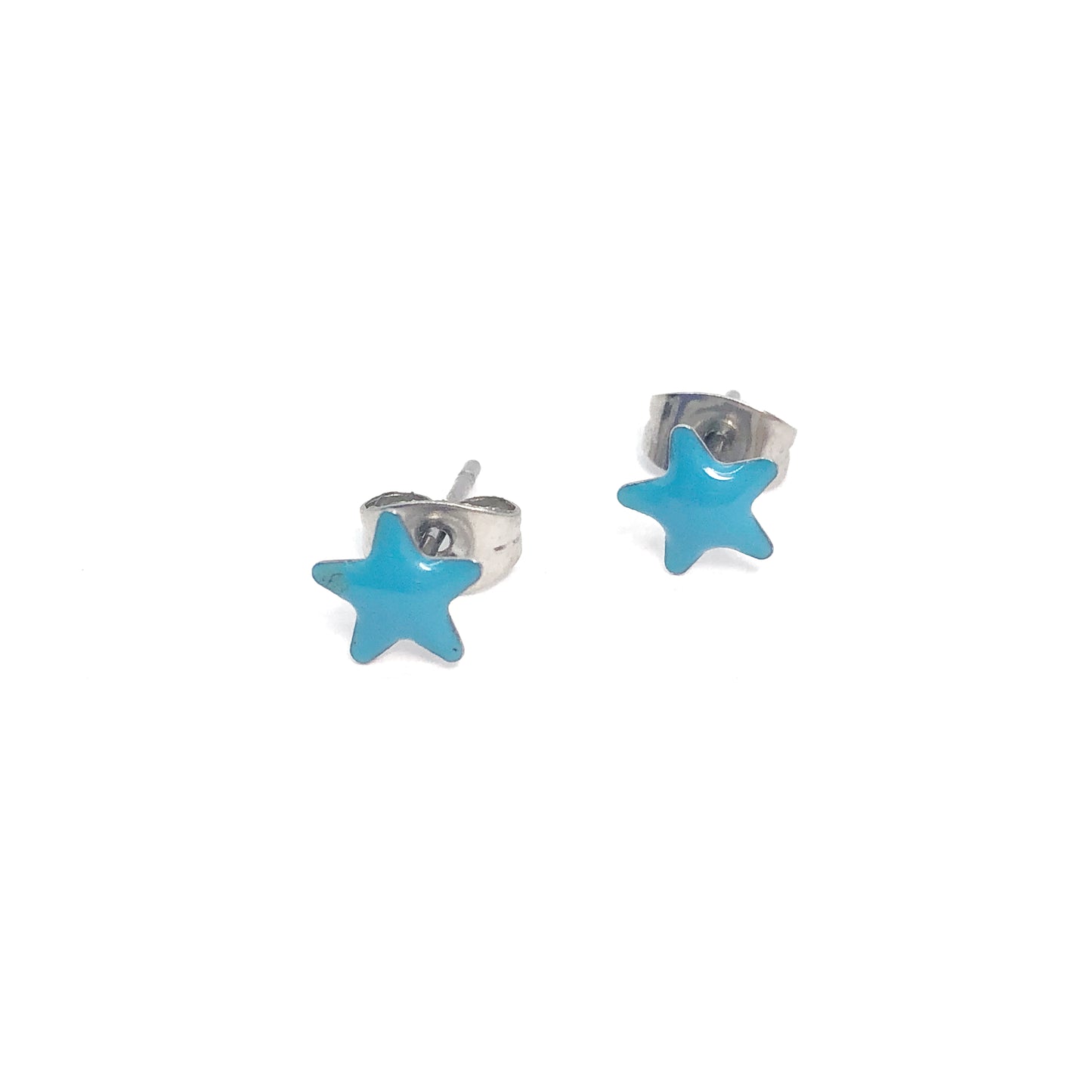 Stars Enamel Stainless Steel Studs for Woman or Man