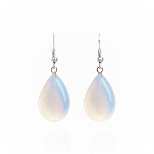 Opal Teardrop Dangling Earring