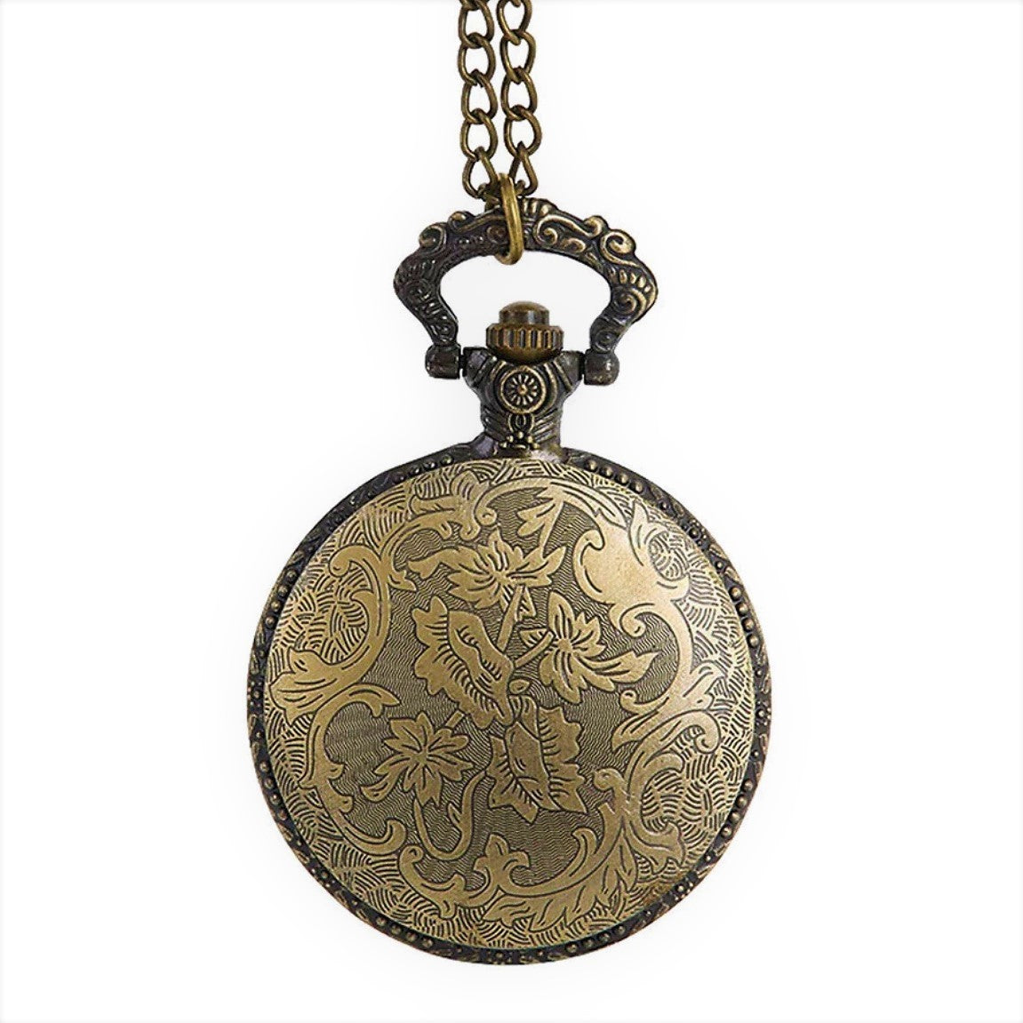 Vintage Bronze Australian Map Pocket Watch for Man or Woman