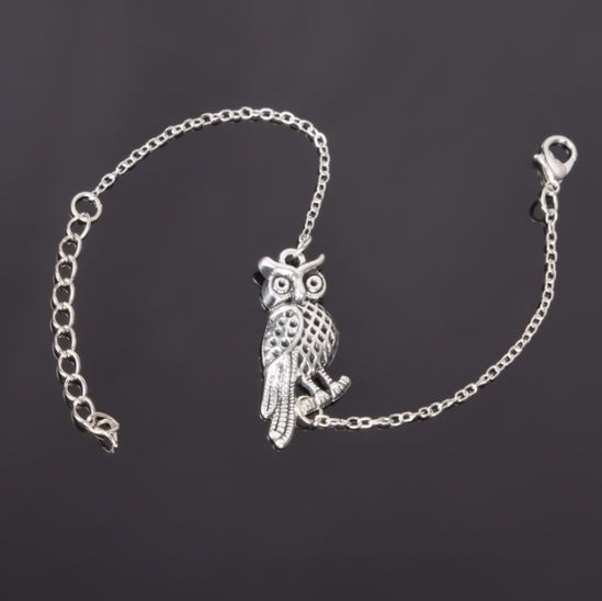 Symbolic Silver Bracelets Love, Bird, Lips, Heart, Horse, Wing, Owl - Choose Your Style Unisex