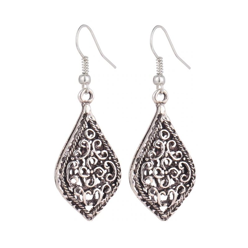 Palazzo Motif Drop Earrings