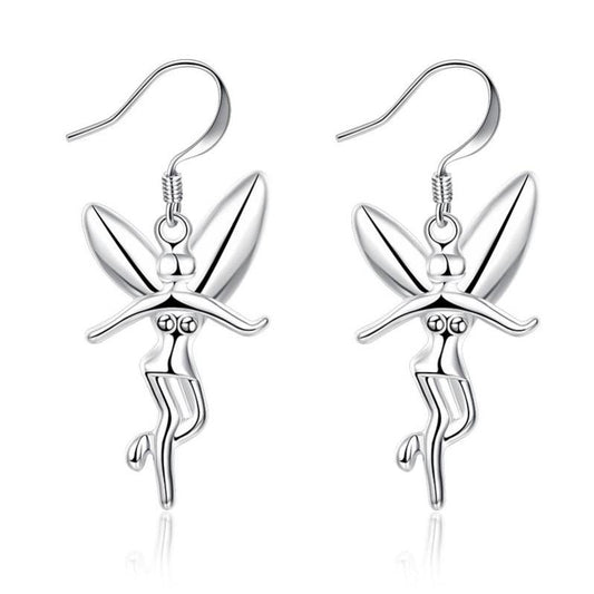 Pixie Dust Silver Fairy Earrings for Women