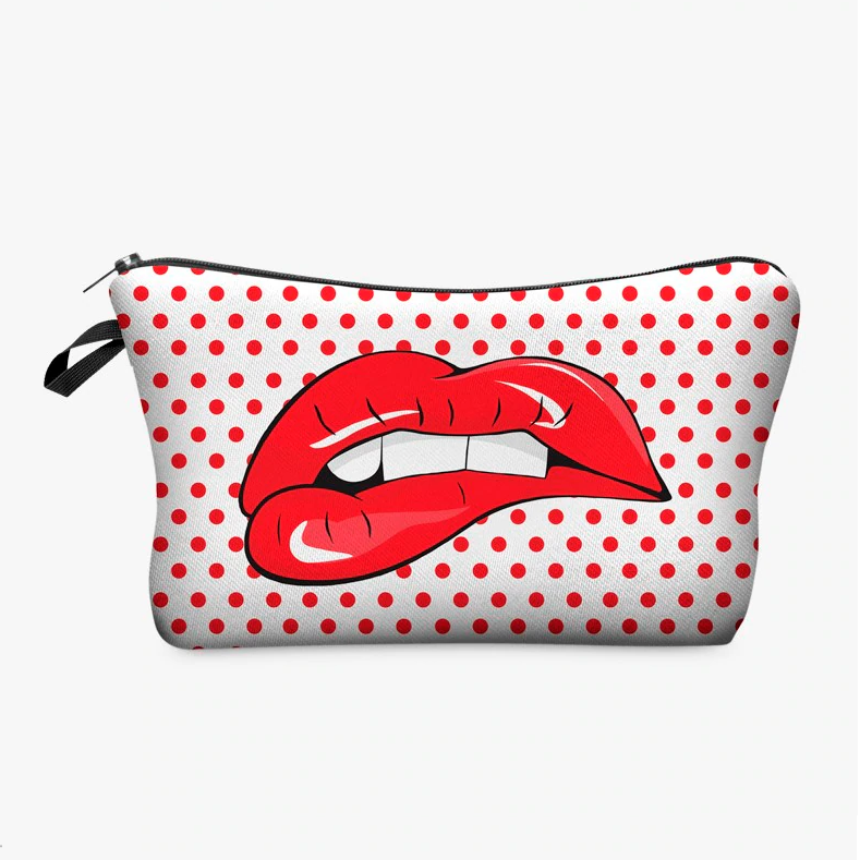 Graphic Design Zipper Pouch Clutch For Woman