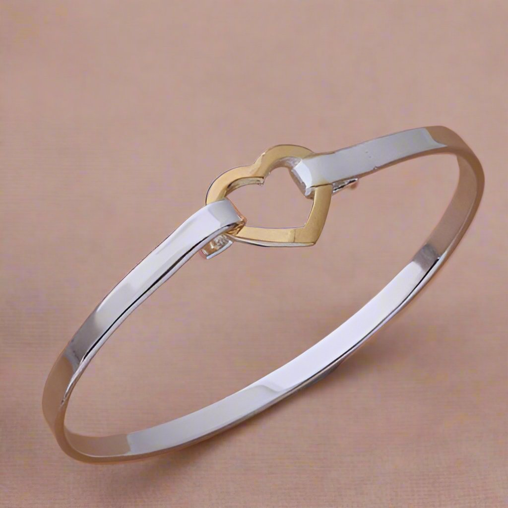 Feshionn IOBI bracelets Heart of Gold Bangle Bracelet