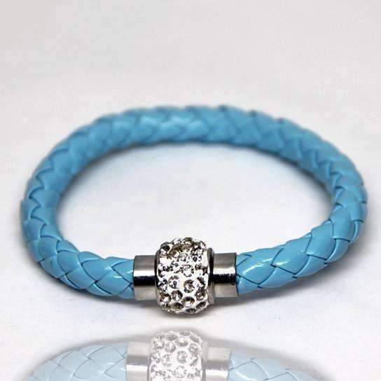 Feshionn IOBI bracelets ON SALE - French Braid Shamballa Magnetic Bangle Bracelet