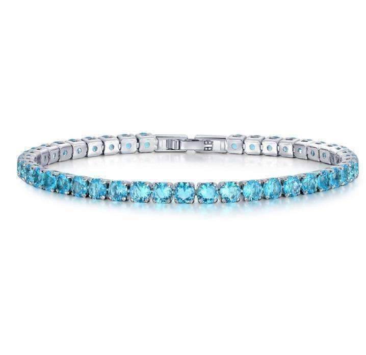 Feshionn IOBI bracelets ON SALE - Petite Luxe 4mm Swiss CZ Tennis Bracelet