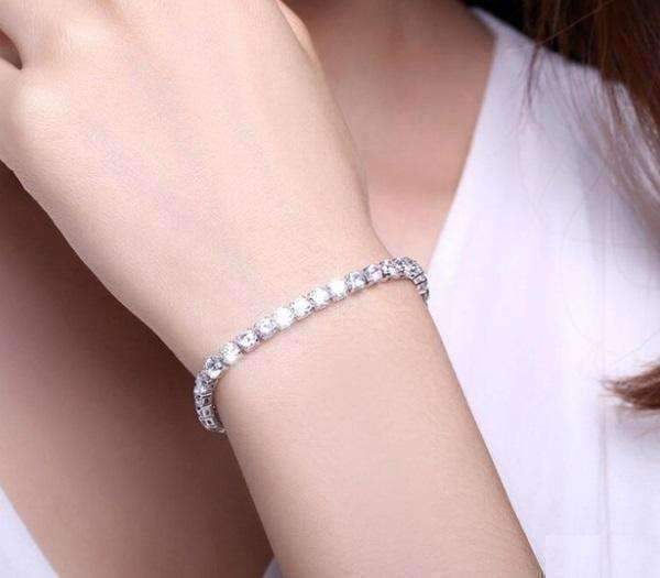 Feshionn IOBI bracelets ON SALE - Petite Luxe 4mm Swiss CZ Tennis Bracelet