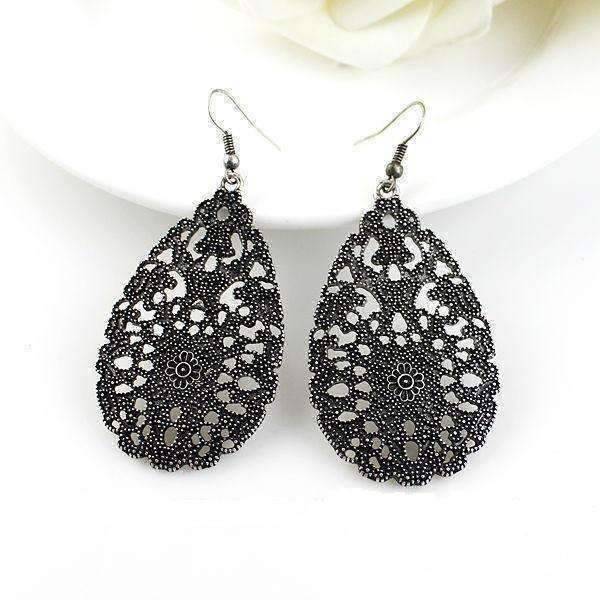 Feshionn IOBI Earrings Black "Ancient Artifacts" Earrings in Black or Silver