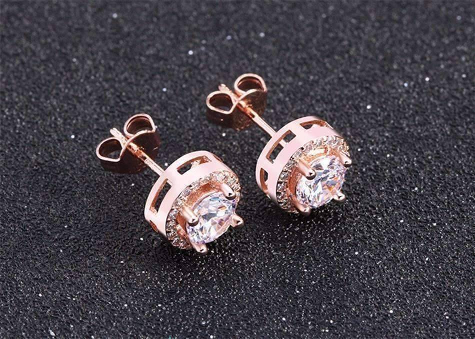 Feshionn IOBI Earrings ON SALE - Enchanted Halo Crystal Stud Earrings