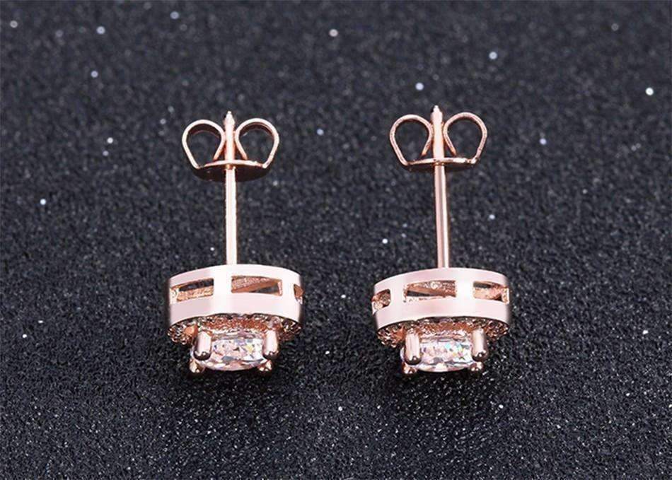 Feshionn IOBI Earrings ON SALE - Enchanted Halo Crystal Stud Earrings