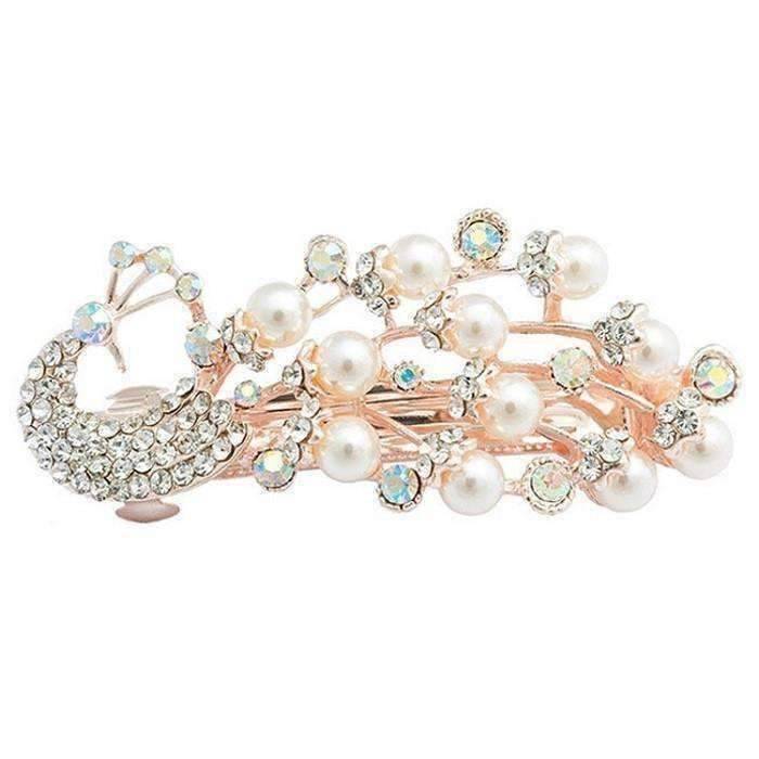 Feshionn IOBI Hair Jewelry Elegance Crystal and Rhinestone Hair Clip Barrettes ~ Choose your style!