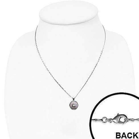 Feshionn IOBI Necklaces Star of David Pave Swiss CZ Diamonds Necklace