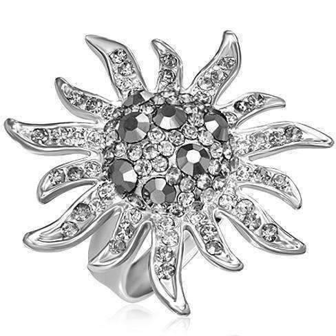 Feshionn IOBI Rings "Platinum Starburst" Adjustable Ring