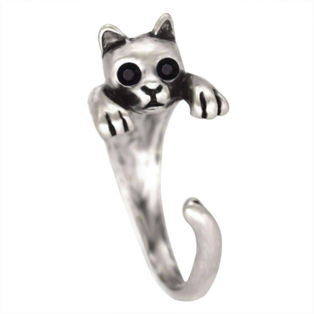 Feshionn IOBI Rings Purr-fect Kitten Adjustable Animal Wrap Ring