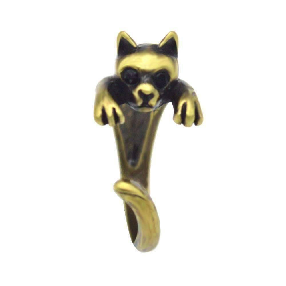 Feshionn IOBI Rings Purr-fect Kitten Adjustable Animal Wrap Ring