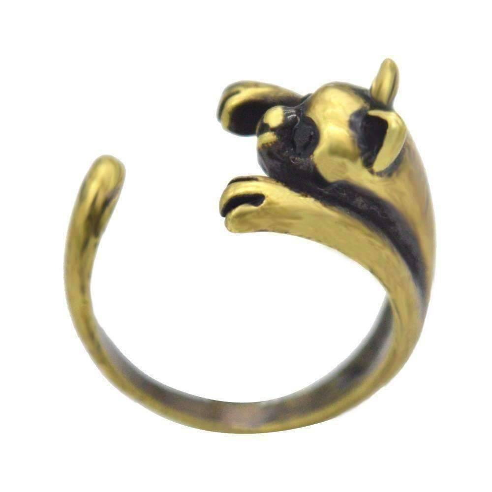 Feshionn IOBI Rings Purr-fect Kitten Adjustable Animal Wrap Ring