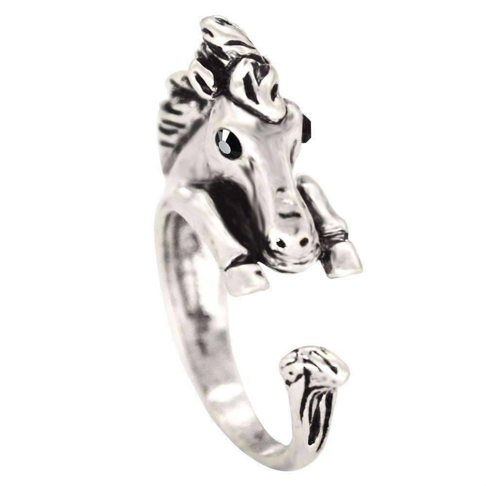 Feshionn IOBI Rings Wild West Horse Adjustable Animal Wrap Ring