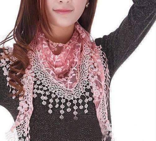 Feshionn IOBI Scarf Rose Pink ON SALE - Sheer Elegance Shawl Scarf