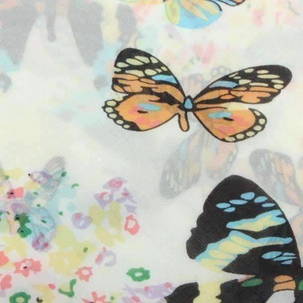 Feshionn IOBI Scarf White Butterfly Breeze Scarf