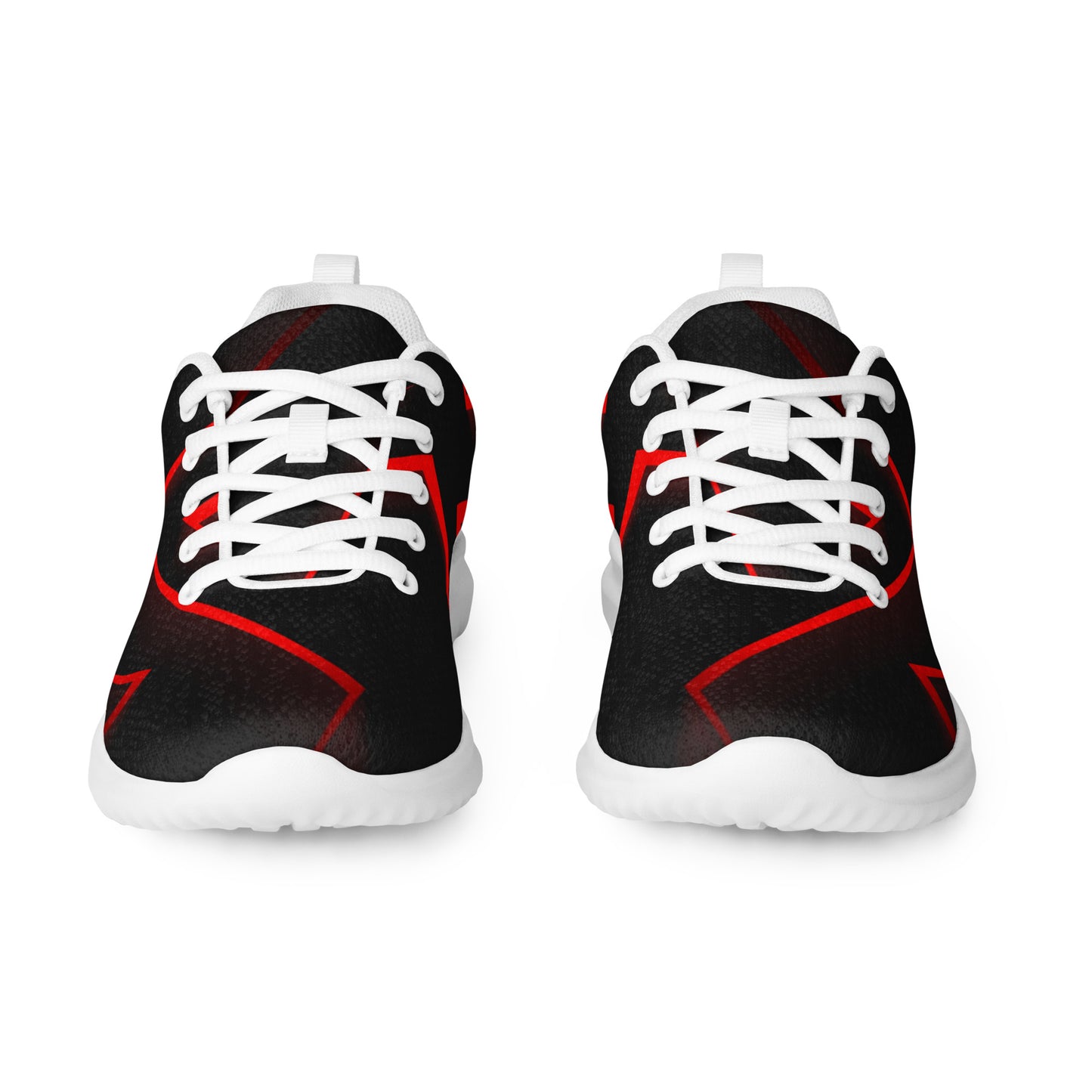 DASH Web Red Men’s Athletic Shoes Lightweight Breathable Design by IOBI Original Apparel