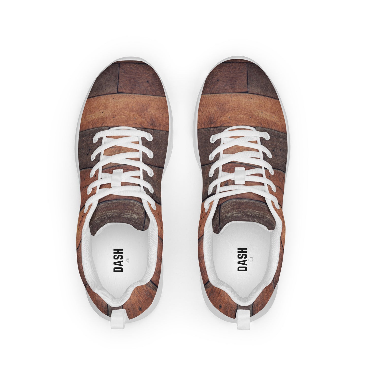 DASH Wooden Men’s Athletic Shoes Lightweight Breathable Design by IOBI Original Apparel