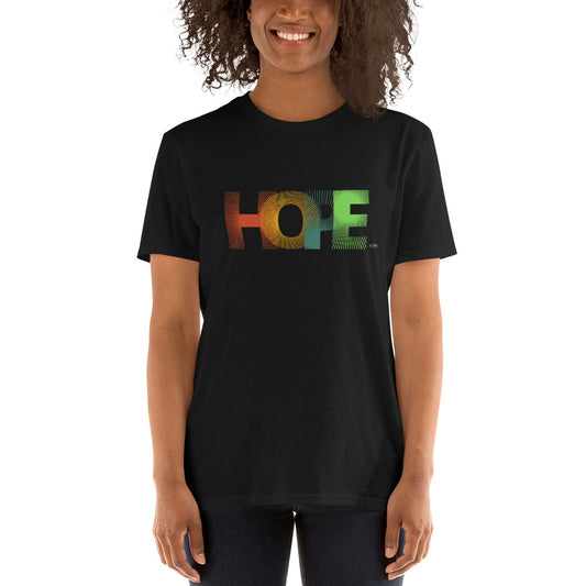 Short-Sleeve Women Soft T-Shirt HOPE Design by IOBI Original Apparel