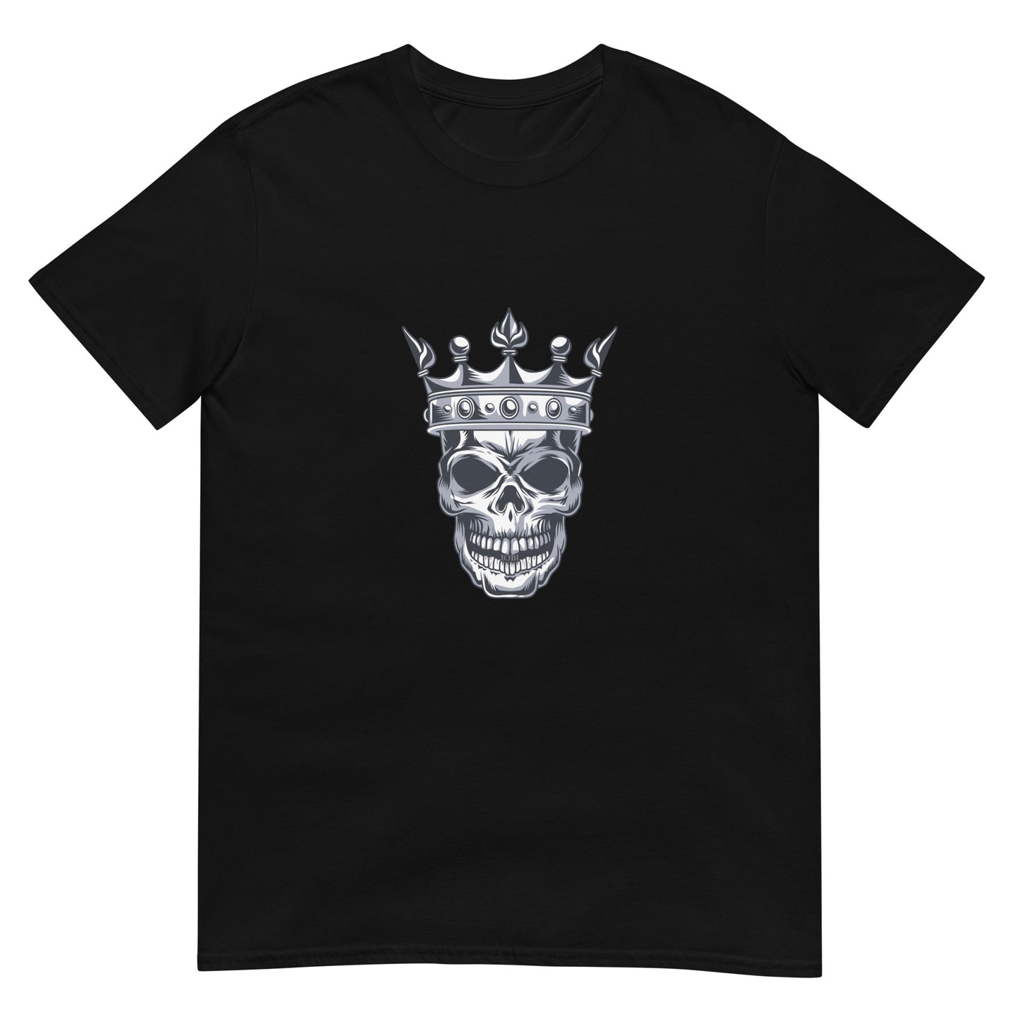 Short-Sleeve Men Soft T-Shirt Skeleton King Design by IOBI Original Apparel