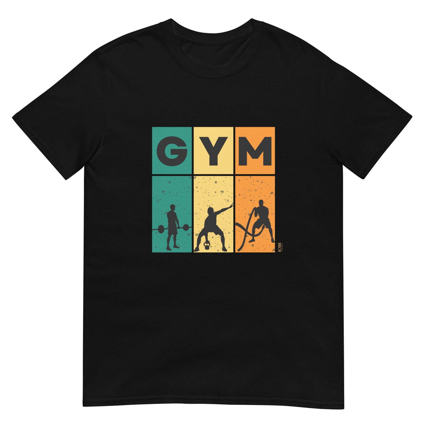 Short-Sleeve Men Soft T-Shirt Gym Training Design by IOBI Original Apparel