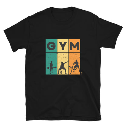 Short-Sleeve Men Soft T-Shirt Gym Training Design by IOBI Original Apparel