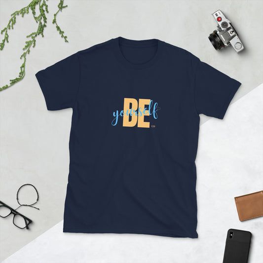 Short-Sleeve Women Soft T-Shirt Be Yourself Design by IOBI Original Apparel