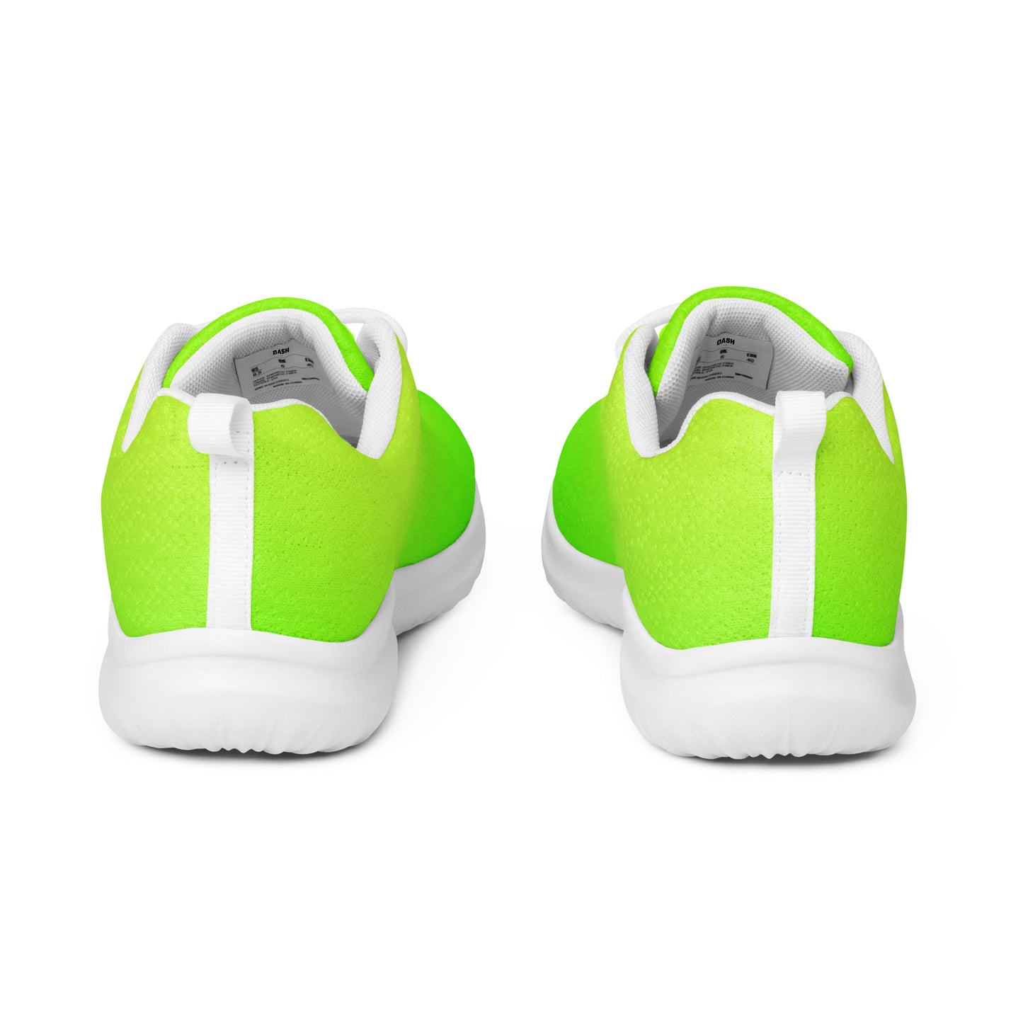 DASH Lime Green Women’s Athletic Shoes Lightweight Breathable Design by IOBI Original Apparel