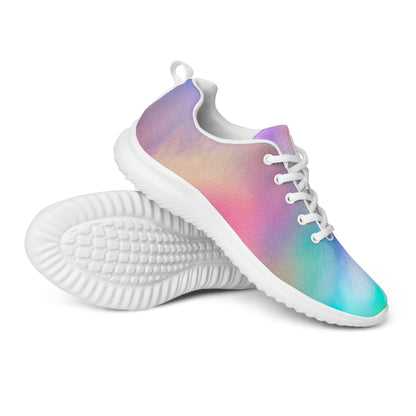 DASH Happy Pastel Women’s Athletic Shoes Lightweight Breathable Design by IOBI Original Apparel