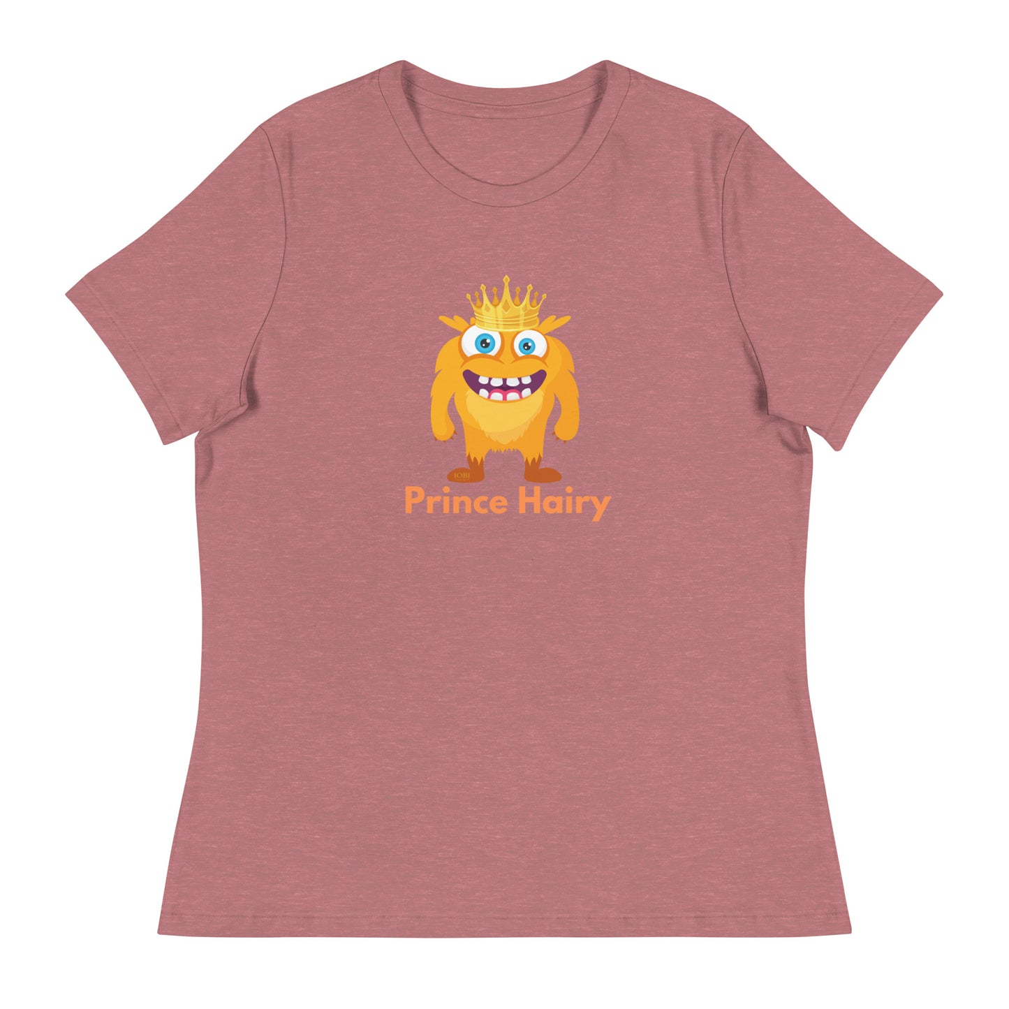 Women's Relaxed Soft & Smooth Premium Quality T-Shirt Prince Harry Design by IOBI Original Apparel