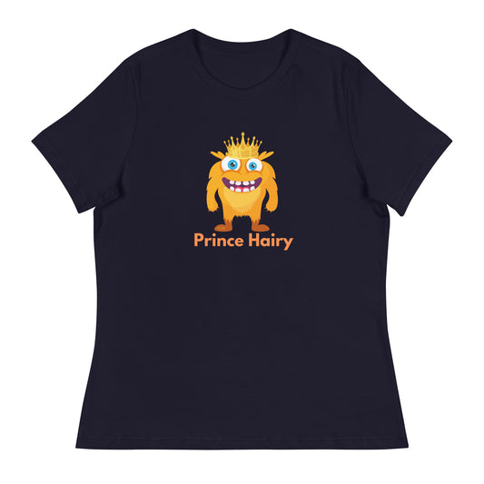 Women's Relaxed Soft & Smooth Premium Quality T-Shirt Prince Harry Design by IOBI Original Apparel