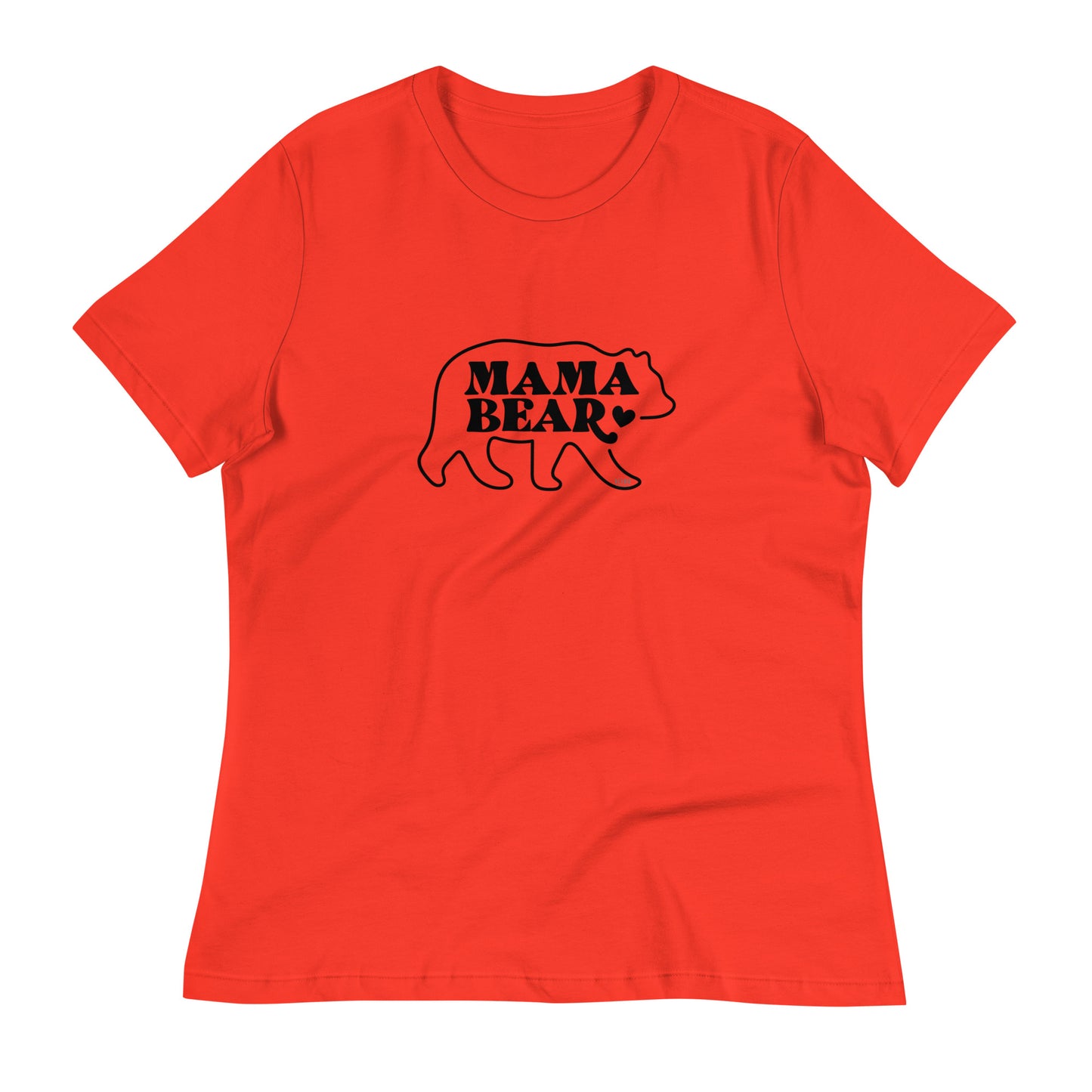 Women's Relaxed Soft & Smooth Premium Quality T-Shirt Mama Bear Design by IOBI Original Apparel